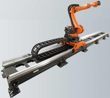 orange robotic arm attachment