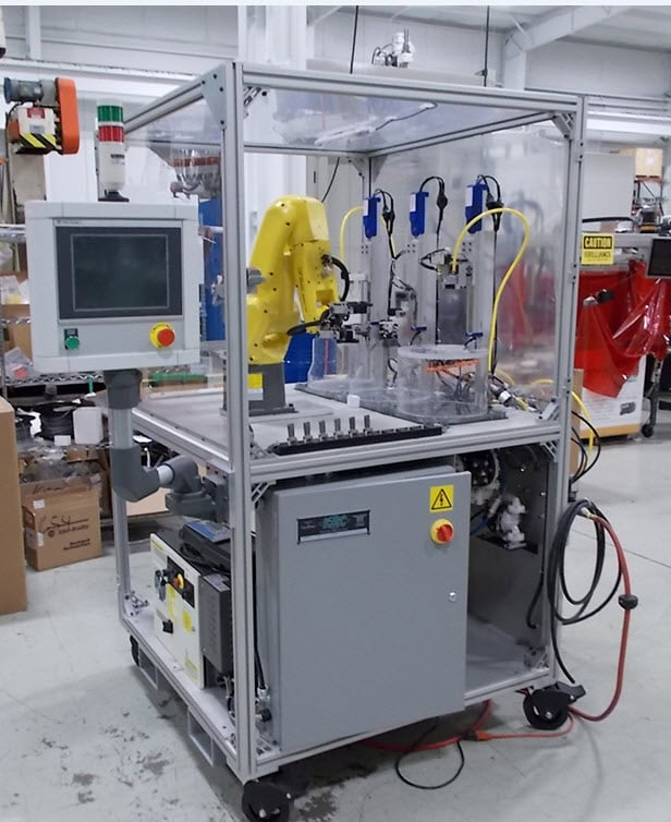 custom gel injection cnc machine